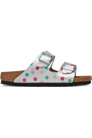 Birkenstock Nazouváky Arizona Kids 1029842 D Stříbrná
