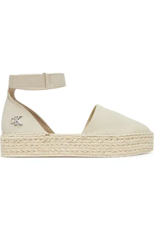 Calvin Klein Espadrilky Flatform Espadrille Sling Mg YW0YW01735