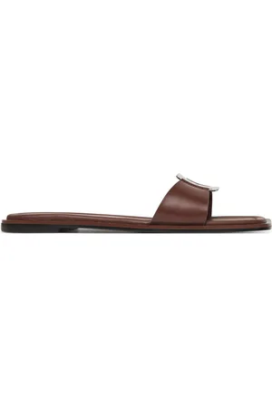 Calvin Klein Nazouváky Flat Slide W/Ck Hw Big - Lth HW0HW02482