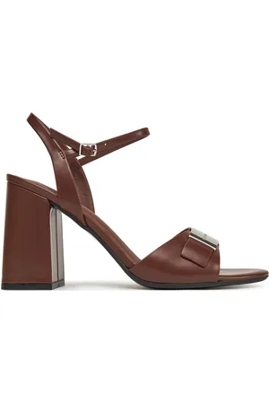 Calvin Klein Sandály Heel Sandal 85 W/Ck Hw - Lth HW0HW02485