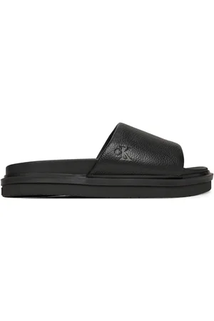 Calvin Klein Nazouváky Flat Molded Slide Sandal Lth YM0YM01225