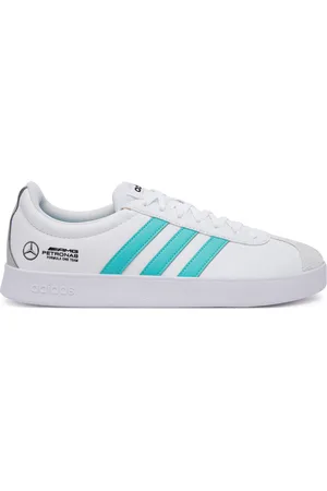 adidas Sneakersy Mercedes - AMG Petronas Formula One Team Vl Court Base Trainers JR1069
