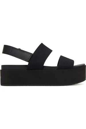 Calvin Klein Sandály Flatform Sandal Sling In YW0YW01788