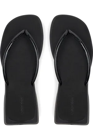 Calvin Klein Žabky Sq Low Wedge Sandal Stitch YW0YW01716