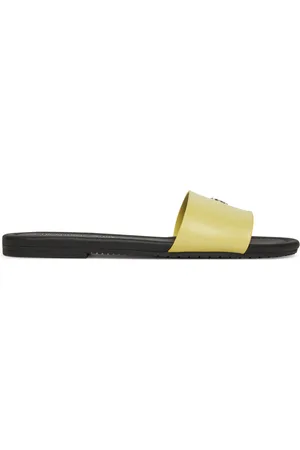 Calvin Klein Nazouváky Flat Sandal Slide Mg YW0YW01697 Zelená