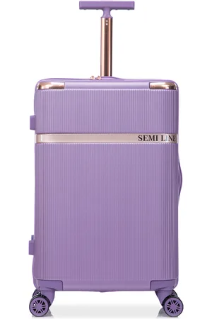 Semi Line Velký kufr T5916-4 Fialová