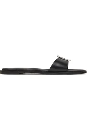 Calvin Klein Nazouváky Flat Slide W/Ck Hw Big - Lth HW0HW02482