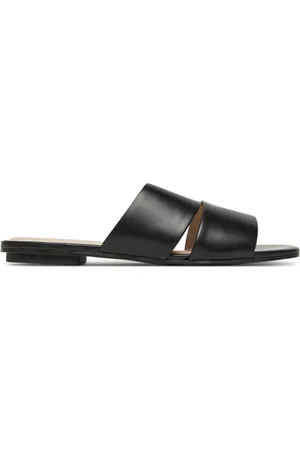 Calvin Klein Nazouváky Flat Slide - Lth 2 Straps HW0HW02365
