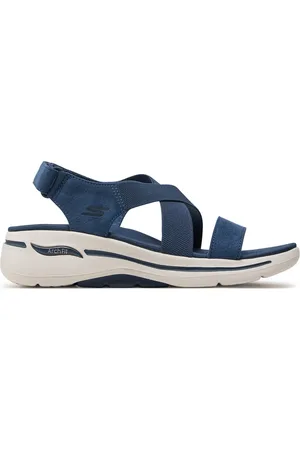 Skechers Sandály Go Walk Arch Fit Sandal-Treasured 140257/NVY Tmavomodrá