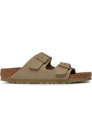 Birkenstock Nazouváky Arizona Birko-Flor 1027697 Khaki