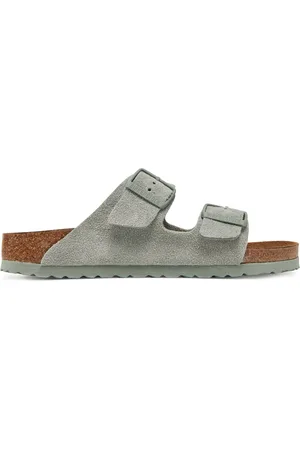 Birkenstock Nazouváky Arizona zamsz 1029215 Zelená