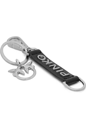 Pinko Přívěsek Logo Keychain 104573 A2AY Stříbrná