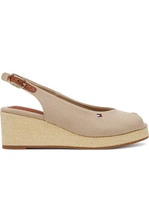 Tommy Hilfiger Sandály Flag Mid Wedge Espad Slingback FW0FW08595
