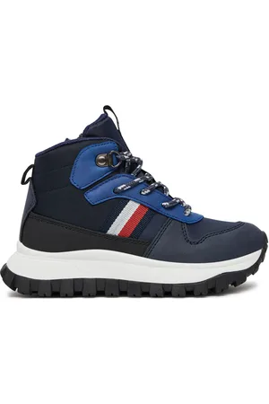 Tommy Hilfiger Kotníková obuv T3B9-33680-1696A M Tmavomodrá