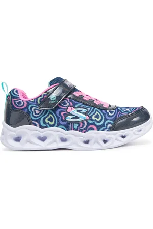 Skechers Sneakersy Heart Lights-Boogie Love 303257L/NVMT Tmavomodrá