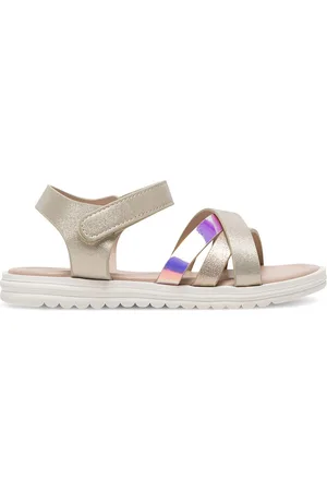 Nelli Blu Sandály CM220813-7 Zlatá
