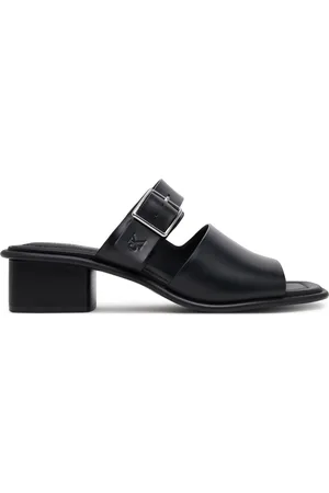 Calvin Klein Nazouváky Heel Square Mg Buckle Lth YW0YW01701