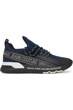 VERSACE Sneakersy 78YA3SA3 Tmavomodrá