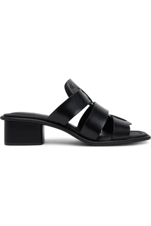 Calvin Klein Nazouváky Heel Square Mg Lth YW0YW01702