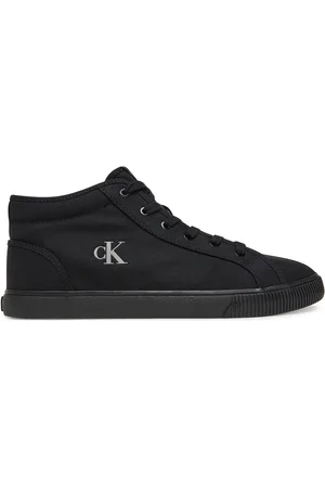 Calvin Klein Sneakersy Ess Vulc Mid Mg Canvas YM0YM01210