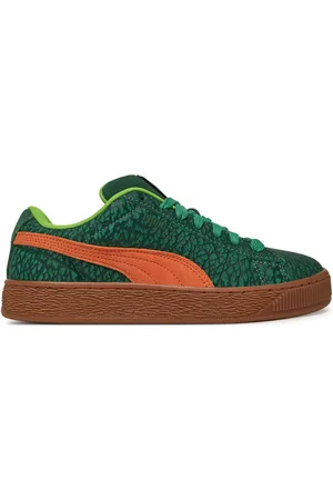 PUMA Sneakersy Suede XL TMNT Jr 401427 01 Zelená