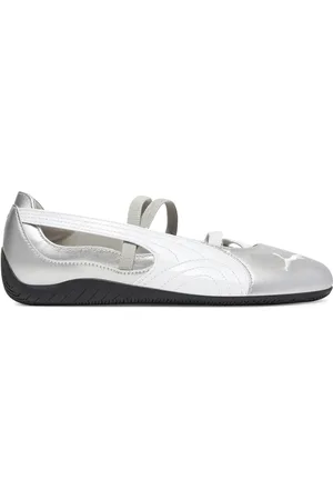PUMA Baleríny Speedcat Ballet Metallic Wns 401581 01 Stříbrná