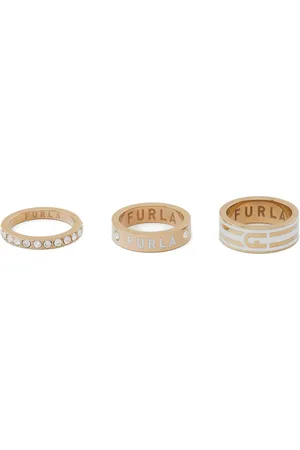 Furla Set 3 prstenů Arch Stripe WJ00175-N79000-01B00-1-007-20-CN-X Zlatá