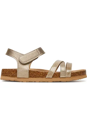 Nelli Blu Sandály CS20181-01A Zlatá