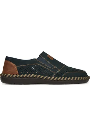 Rieker Polobotky B2466-14 Tmavomodrá