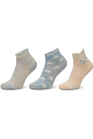 Guess Sada 3 párů dětských vysokých ponožek H5RZ04 Z3G10