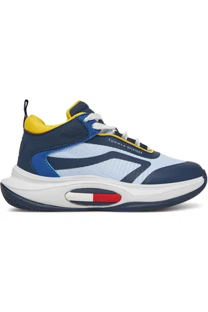 Tommy Hilfiger Sneakersy Low Cut Lace-Up T3B9-33884-1695 Tmavomodrá