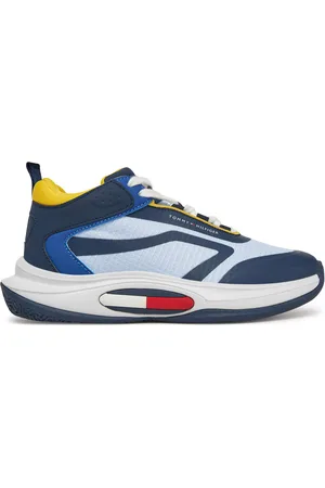 Tommy Hilfiger Sneakersy Low Cut Lace-Up T3B9-33884-1695 Tmavomodrá