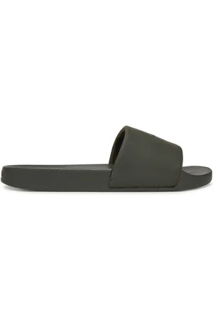 Calvin Klein Nazouváky Pool Slide W/ Ck Square HM0HM01754 Zelená