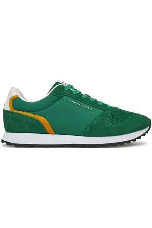 Tommy Hilfiger Sneakersy New Eva Runner Summer Nylon Pop FM0FM05427 Zelená