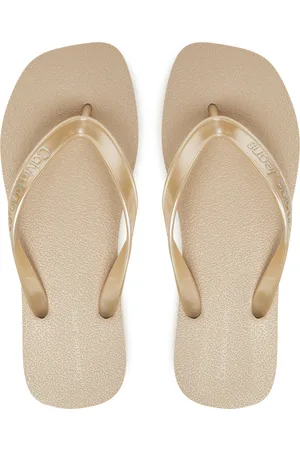 Calvin Klein Žabky Thong+ Tpu Metallic YW0YW01720