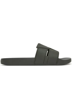 Calvin Klein Nazouváky Pool Slide Double T HM0HM01752 Khaki