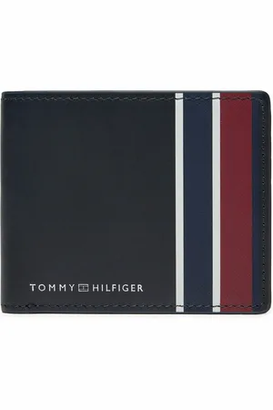 Tommy Hilfiger Malá pánská peněženka Th Corp Mini Cc AM0AM12779 Tmavomodrá