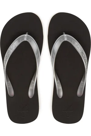 Calvin Klein Žabky Beach Sandal Monologo Tpu YW0YW01719 Stříbrná