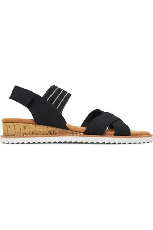 Skechers Sandály BOBS Desert Kiss-Shore Enough 114130/BLK
