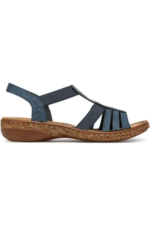 Rieker Sandály 628G7-14 Tmavomodrá