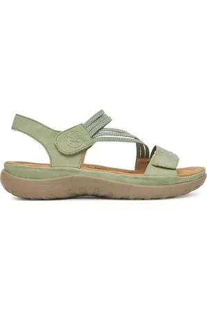 Rieker Sandály 64870-52 Zelená