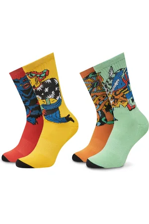 Volcom Sada 4 párů vysokých ponožek unisex Fa Bob Mollena D6312506