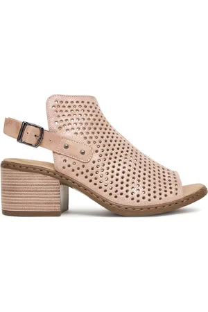Rieker Sandály V0590-31 Zlatá