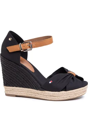 Tommy Hilfiger Espadrilky Basic Opened Toe High Wedge FW0FW04784