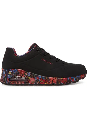 Skechers Sneakersy Uno-Majestic Garden 155583/BKMT
