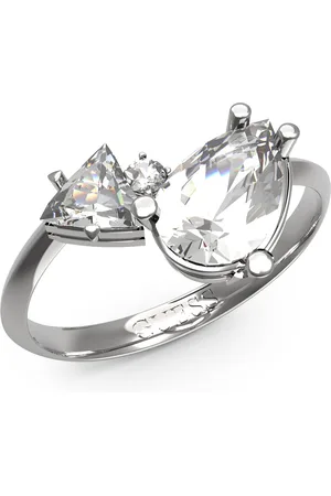 Guess Prstýnek JUBR04 418JW Stříbrná
