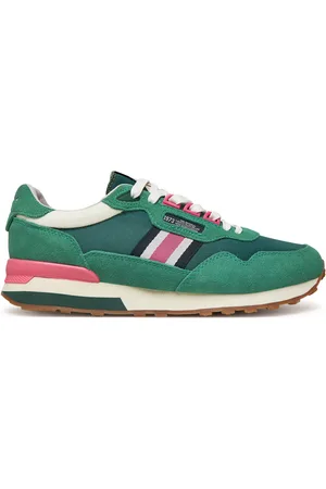 Pepe Jeans Sneakersy Kingston Heritage W PLS40033 Zelená