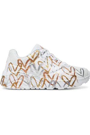 Skechers Sneakersy Uno Lite-Metallic Love 314067L/WTGD