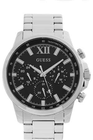 Guess Hodinky Walker GW0900G1 Stříbrná