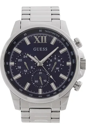 Guess Hodinky Walker GW0900G4 Stříbrná